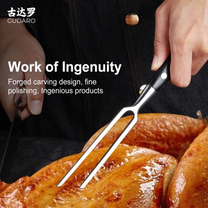 Gudaro - Kuhinjska vilica MIYABI crna/pakka