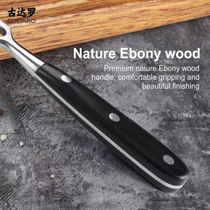 Gudaro - Kuhinjska vilica MIYABI crna/pakka
