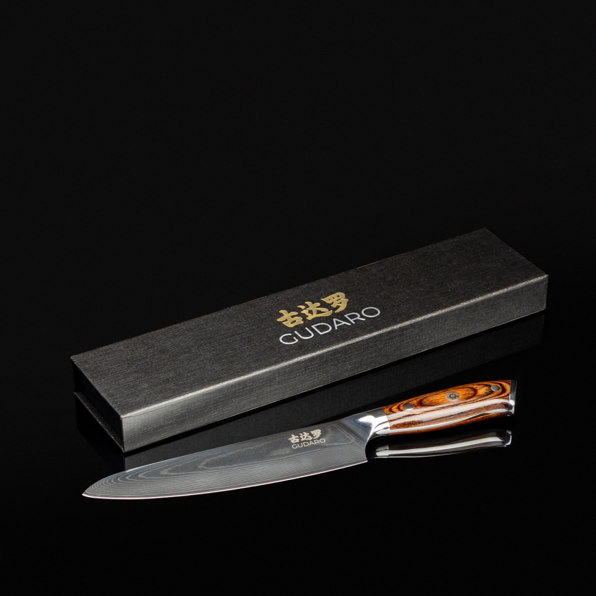 Gudaro - Kuhinjski nož CHEF 20 cm damask čelik