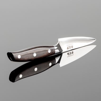 Gudaro - Kuhinjski nož SHIRO 3,5, 67 slojeva damaskog čelika, duljina 9,5 cm