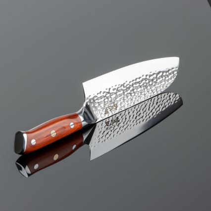 Gudaro - damastni kuhinjski Santoku nož MIYABI 7, 67 slojeva čelika, duljina 17,5 cm