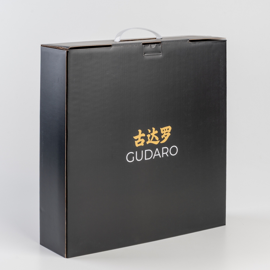 Gudaro - SET 5x damaskskih kuhinjskih noževa MIYABI + magnetni držač