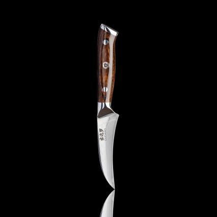 Gudaro - SET 1x chef nož FENG 8, od damaškog čelika, 67 slojeva čelika, duljina 20 cm + 1x Santoku kuhinjski nož FENG 7,5, od damaškog čelika, 67 slojeva čelika, duljina 18 cm + 1x BESPLATNO nož za voće FENG 3,5, od damaškog čelika, 67 slojeva čel