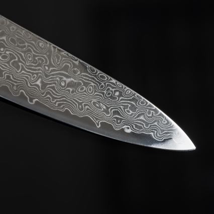 Gudaro - SET od 5 damaskih kuhinjskih noževa HIKARI + magnetski držač