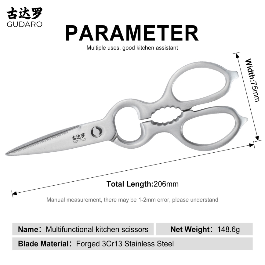 Gudaro - Škare za perad RONIN 20,6 cm