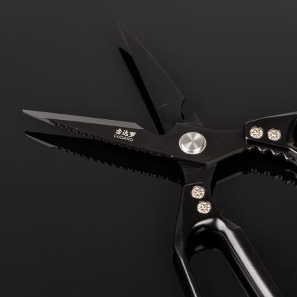 Gudaro - Škare za perad SHOGUN 23,3 cm crne