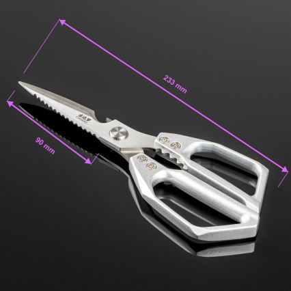Gudaro - Škare za perad SHOGUN 23,3 cm srebrne