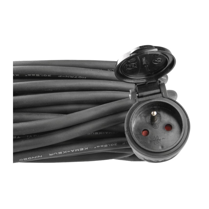Gumeni produžni kabel 1 utičnica 20 m IP44