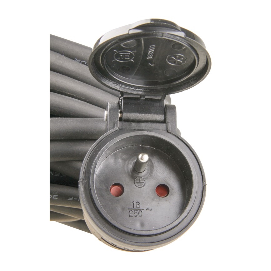 Gumeni produžni kabel 1 utičnica 20 m IP44