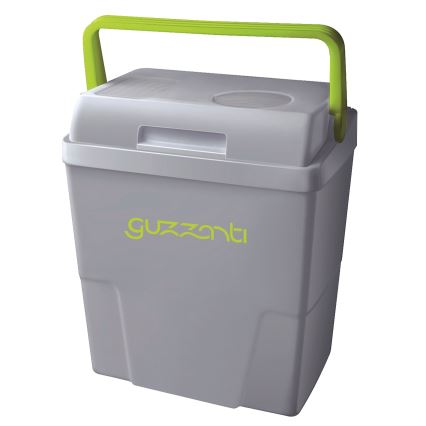 Guzzanti GZ 22B - Prijenosni autohladnjak 22 l 58W/12V/230V siva/zelena