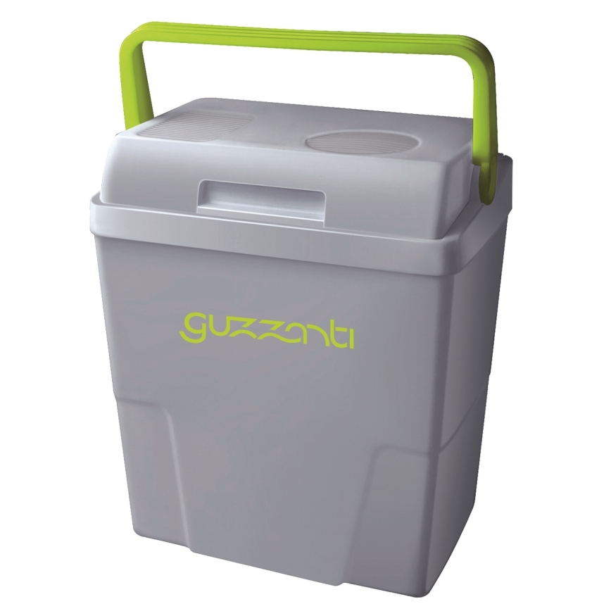 Guzzanti GZ 22B - Prijenosni autohladnjak 22 l 58W/12V/230V siva/zelena