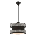 HALO 1xE27/60W/230V crni/sivi stropni lampion
