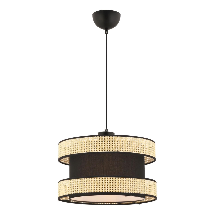 HALO 1xE27/60W/230V stropna lampa crna/bež