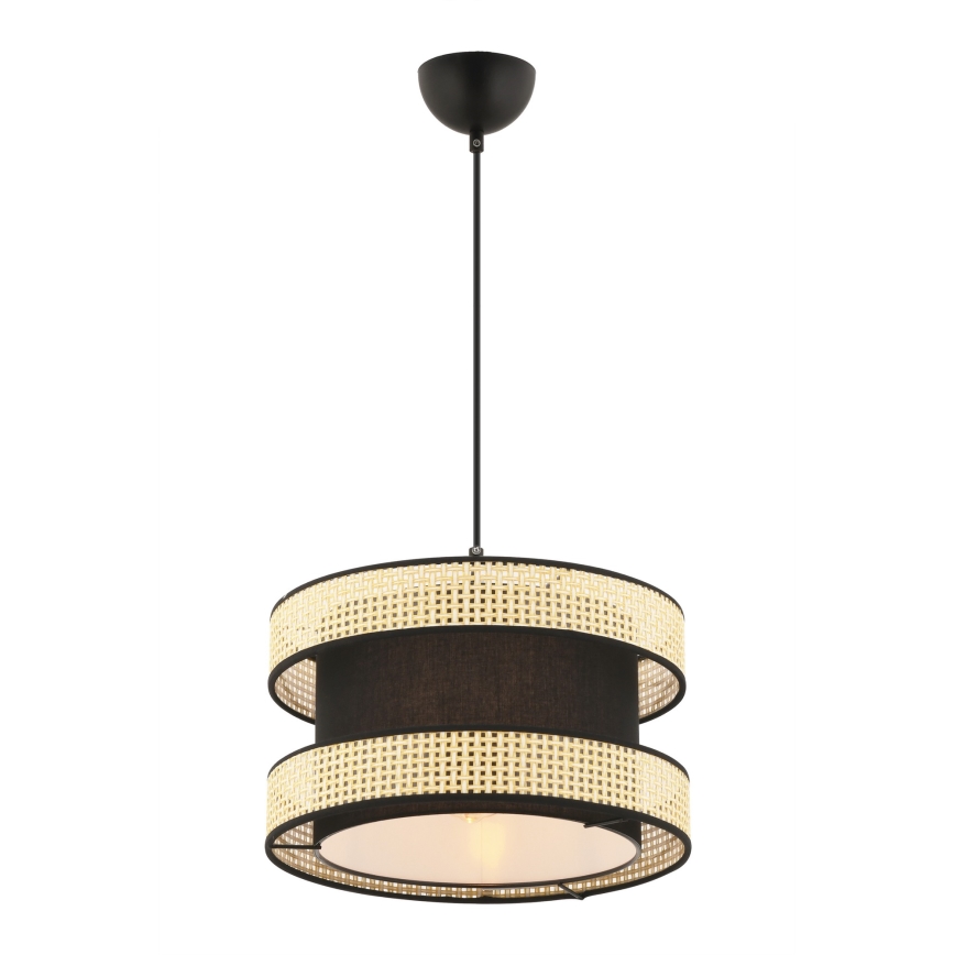 HALO 1xE27/60W/230V stropna lampa crna/bež