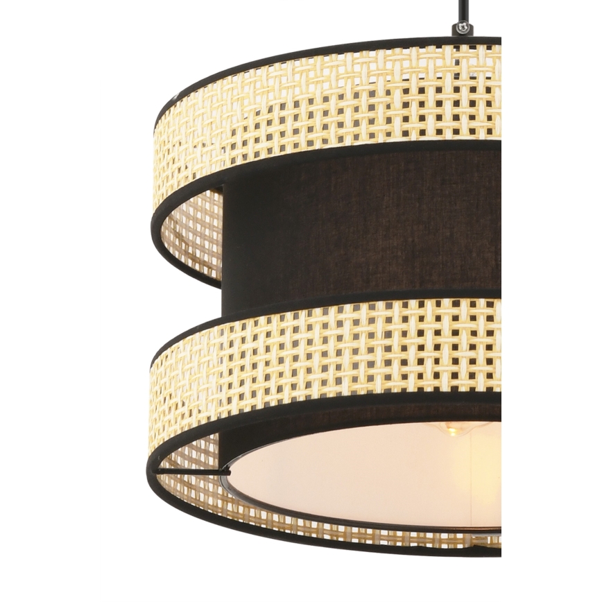 HALO 1xE27/60W/230V stropna lampa crna/bež
