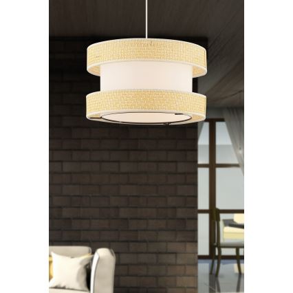 HALO 1xE27/60W/230V stropna lampa kremasta/bež