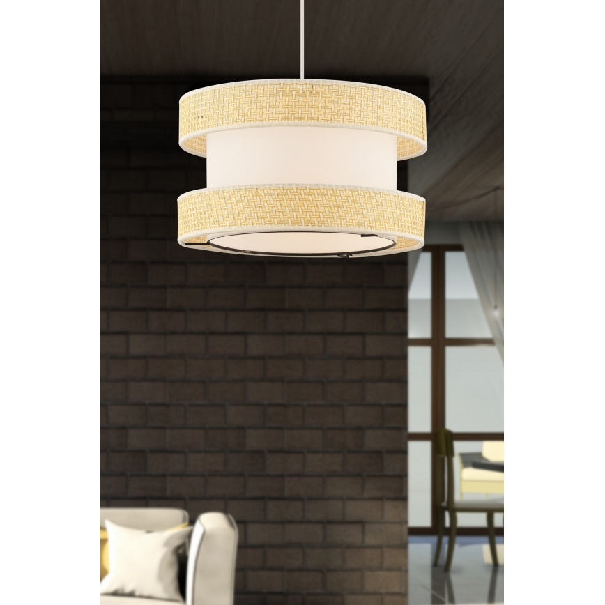 HALO 1xE27/60W/230V stropna lampa kremasta/bež