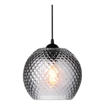 Halo Design 718443 - Luster na sajli NOBB 1xE27/40W/230V Ø 22 cm dimno-siva