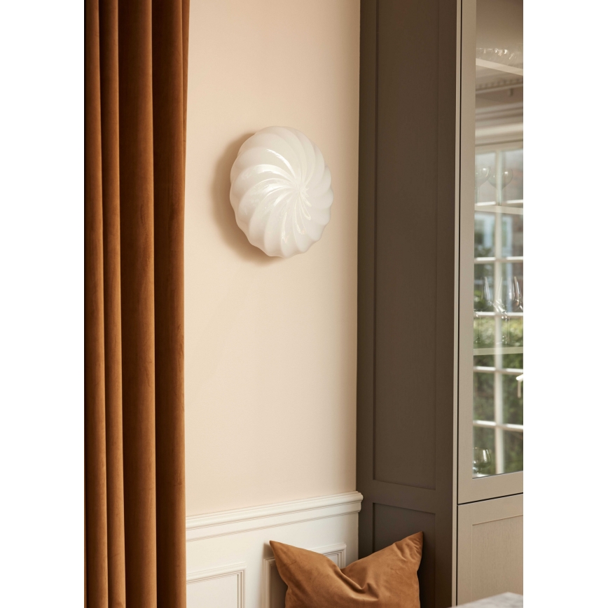 Halo Design 739547 - Zidna svjetiljka TWIST 3xG9/28W/230V Ø 35 cm bijela/mesing