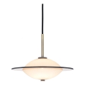 Halo Design 743599 - Viseća svjetiljka na sajli ORBIT 1xG9/7W/230V Ø 24 cm bijela/mesing/dimno siva