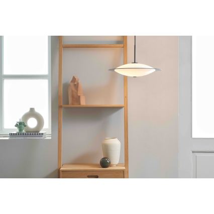 Halo Design 743629 - Luster na sajli ORBIT 3xG9/7W/230V Ø 40 cm bijela/mesing/dimno siva