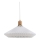 Halo Design 744268 - Luster na sajli PARIS 1xE27/60W/230V promjer 56 cm bijela/mesing/hrast