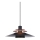 Halo Design 744503 - Luster na sajli RIVOLI 1xE27/40W/230V Ø 50 cm crna/bakrena