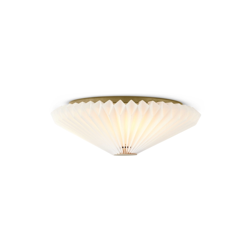 Halo Design 745081 - Zidna svjetiljka PARIS 3xG9/28W/230V Ø 40 cm bijela/mesing/hrast