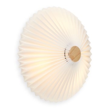 Halo Design 745081 - Zidna svjetiljka PARIS 3xG9/28W/230V Ø 40 cm bijela/mesing/hrast