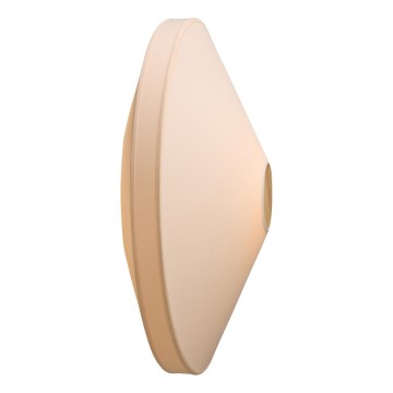 Halo Design 745111 - Zidna svjetiljka PARIS 1xE27/40W/230V Ø 56 cm krem/hrast