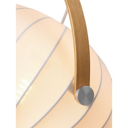 Halo Design 746347 - Viseća svjetiljka na kabelu DC 1xE27/40W/230V Ø 40 cm bijela/hrast