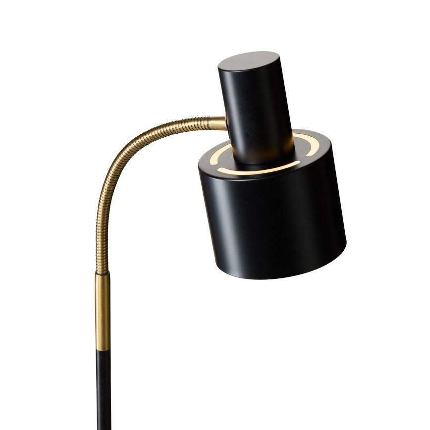 Halo Design 746866 - Podna lampa VOGUE 1xE27/40W/230V crna/mesing