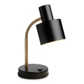 Halo Design 746927 - Stolna lampa VOGUE 1xE27/40W/230V crna/mesing