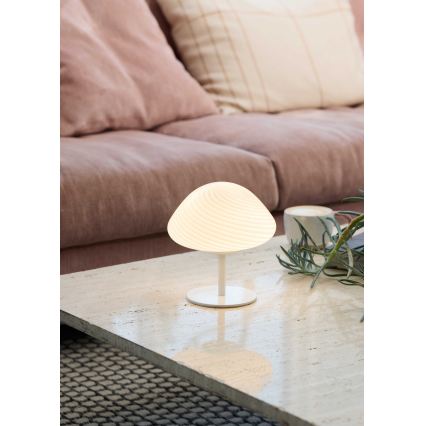 Halo Design 746996 - Stolna lampa CANDY MINI MUSH 1xG9/25W/230V Ø 17 cm bijela