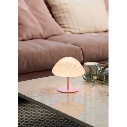 Halo Design 747047 - Stolna lampa CANDY MINI MUSH 1xG9/25W/230V promjer 17 cm ružičasta