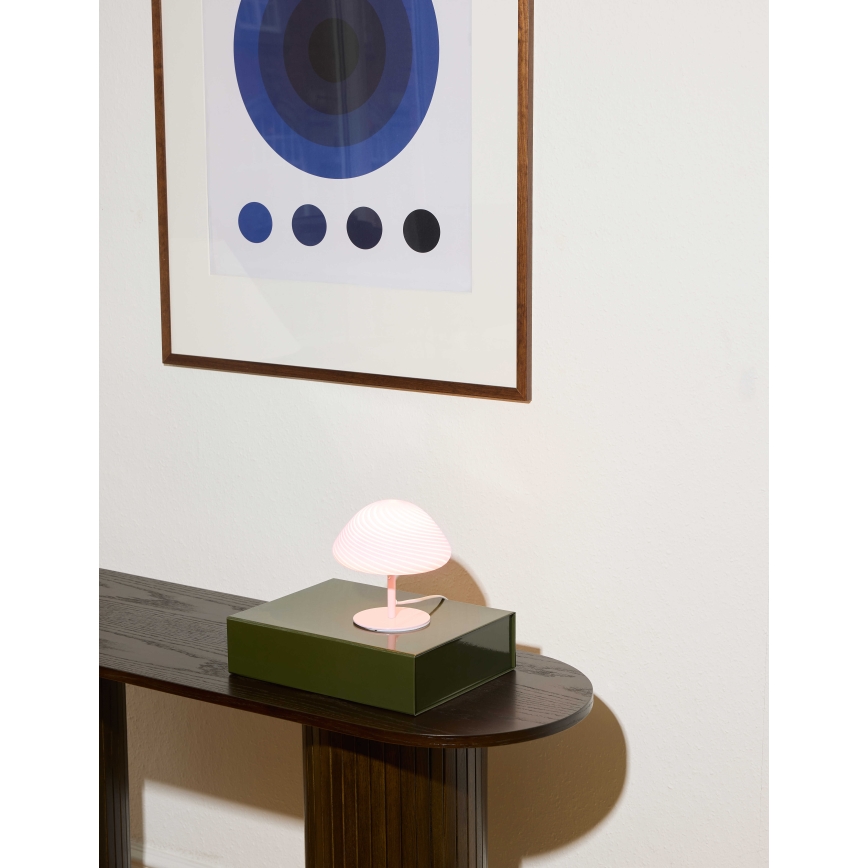 Halo Design 747047 - Stolna lampa CANDY MINI MUSH 1xG9/25W/230V promjer 17 cm ružičasta