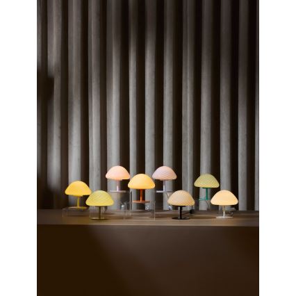 Halo Design 747047 - Stolna lampa CANDY MINI MUSH 1xG9/25W/230V promjer 17 cm ružičasta