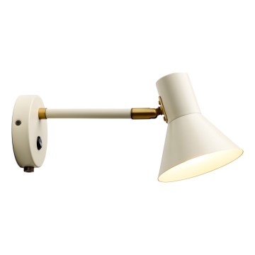 Halo Design 747443 - Zidna svjetiljka STYLE 1xE14/25W/230V krem/mesing