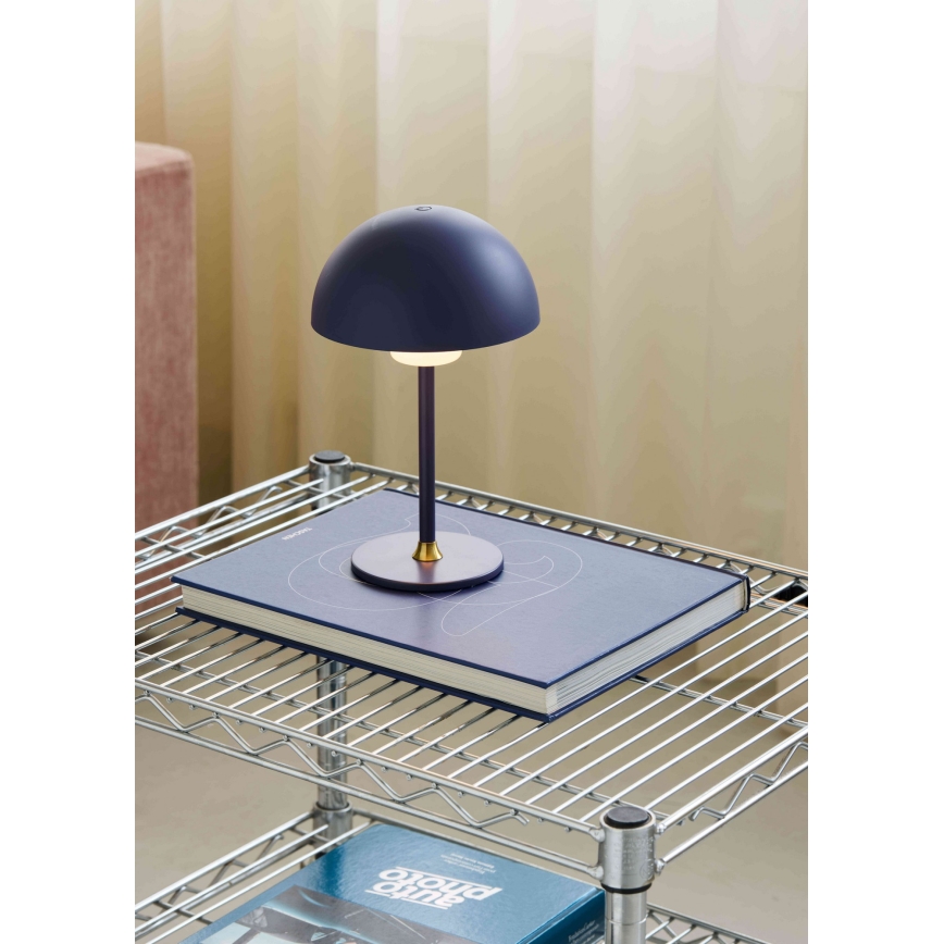 Halo Design 747603 - LED stolna svjetiljka s mogućnošću prigušivanja, punjiva MOON LIGHT LED/2,7W/2600 mAh plava