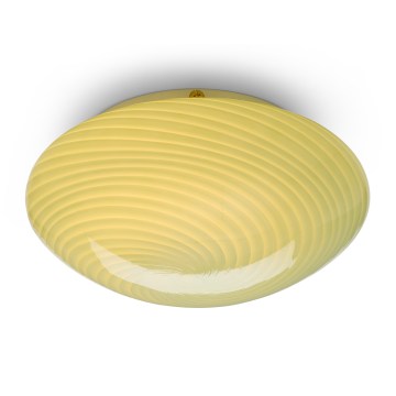 Halo Design 748747 - Stropna svjetiljka CANDY 1x E27/40 W/230 V, promjer 30 cm, zelena/mesing