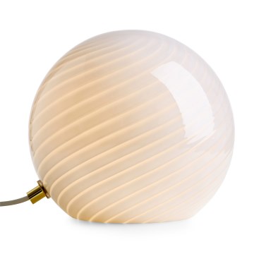 Halo Design 748785 - Stolna lampa CANDY 1xE14/25W/230V prom. 20 cm kremasta