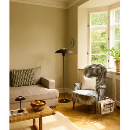 Halo Design 748976 - Podna lampa STEPP 1xE27/28W/230V crna/mesing