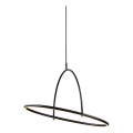 Halo Design 749546 - LED luster s mogućnošću prigušivanja na sajli TILT LED/40W/230V Ø 60 cm crna