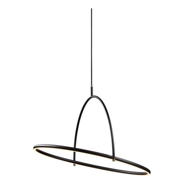 Halo Design 749546 - LED luster s mogućnošću prigušivanja na sajli TILT LED/40W/230V Ø 60 cm crna