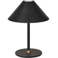 Halo Design 800803 - LED prigušivačka vanjska punjiva stolna lampa HYGGE LED/3W/4000 mAh IP54 crna
