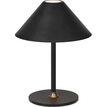 Halo Design 800803 - LED prigušivačka vanjska punjiva stolna lampa HYGGE LED/3W/4000 mAh IP54 crna