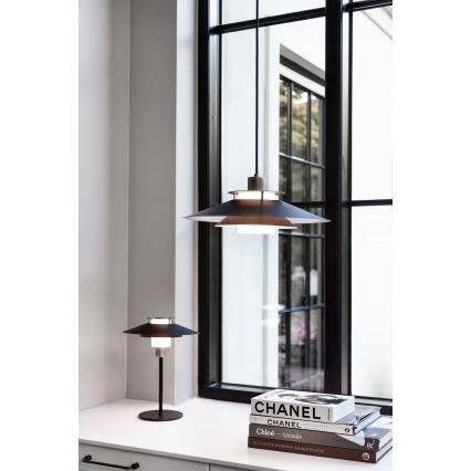Halo Design 990785 - Viseći luster na sajli RIVOLI 1xE27/40W/230V Ø 40 cm crna/bakrena