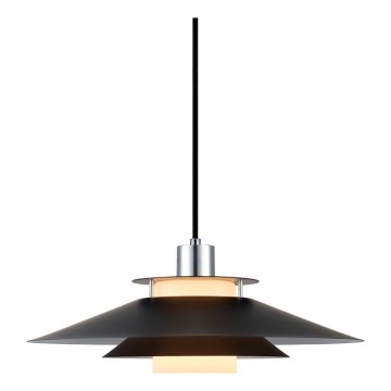 Halo Design 990808 - Luster na sajli RIVOLI 1xE27/40W/230V promjer 40 cm crna/sjajni krom
