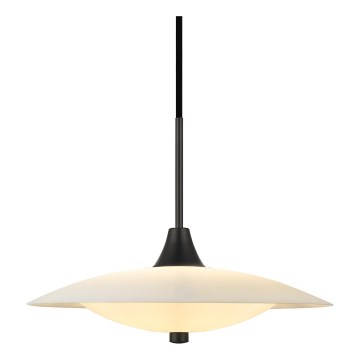 Halo Design 991294 - Luster na sajli BARONI 2xG9/18W/230V Ø 35 cm bijela/crna