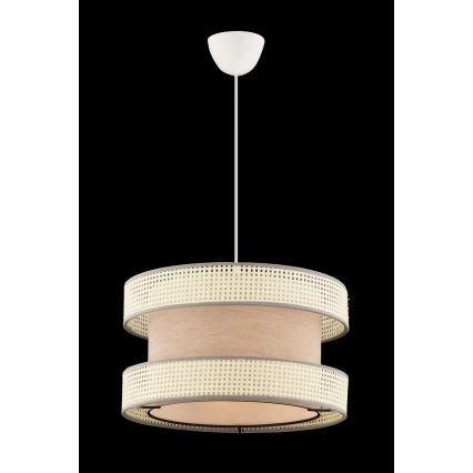 HALO viseća lampa 1xE27/60W/230V bež/krema